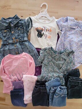 Baby Girl Clothes Lot 12M, Nike, babyGap, Carter's NWT Sets, Dress, Jeans